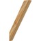 Ekena Millwork 4"W x 22"D x 34"H Traditional Rough Sawn Knee Brace, Western Red Cedar BRC04X22X34TRA00RWR - alternate 1